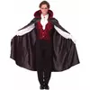 Röd vampyrmaskeraddräkt för herr Halloween, Storlek: Large