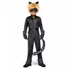 Komplett Chat Noir Miraculous™-maskeraddräkt barn, Storlek: 6-8 år (125-135 cm)
