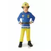 Klassisk Sam brandmannen-maskeraddräkt för barn, Storlek: 2-3 år (83 till 97 cm)