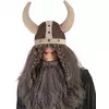 Mjuk brun vikingahjälm vuxen