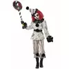 Lyxig sinister clownmaskeraddräkt barn, Storlek: 10-12 år(148 cm)