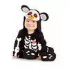 Mini-björnmaskeraddräkt Dia de los muertos baby, Storlek: 7-12 månader (74-80 cm)
