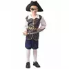 Elegant piratmaskeraddräkt pojke, Storlek: 10-12 år (130-140 cm)