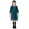 Wednesday Familjen Addams™-maskeraddräkt för flickor, Storlek: 10-12 år (145/158 cm)