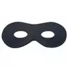 Svart mask vuxen i tyg och plast
