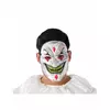 Demonisk clownmask i PVC vuxen