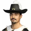 Svart musketörhatt vuxen