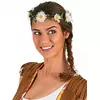 Blomsterkrans med vita prästkragar vuxen