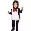 Uppblåst pingvinmaskeraddräkt baby