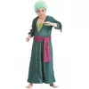 Zoro One Piece™-maskeraddräkt barn, Storlek: 9-10 år (140 cm)