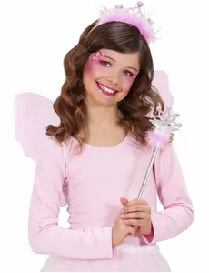 Prinsessstav och tiara rosa