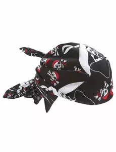 Piratbandana med skelettmotiv