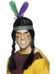 Indianskt pannband för vuxen