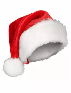 Jultomtemössa med vit fuskpäls