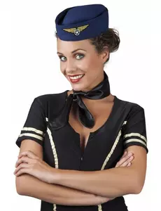 Flygvärdinnedam huvudbonad