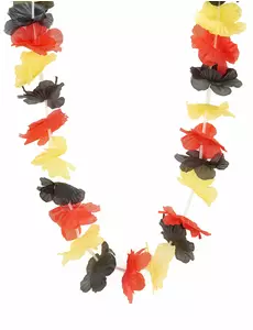 Hawaiikrans Belgien-supporter