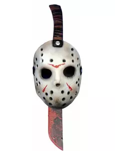 Jason Fredagen den 13:e, plastmachete och mask