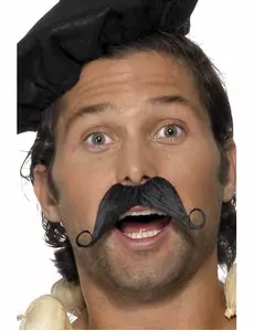 Fransk mustasch för vuxen