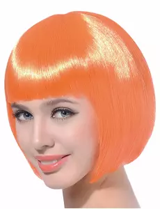 Kort orange peruk dam