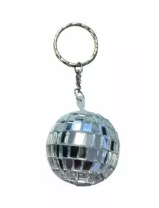 Nyckelring med discokula 4 cm