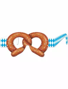 12 humoristiska pretzelglasögon