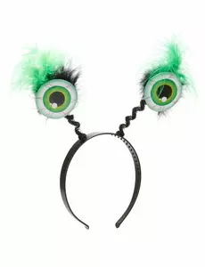 Hårband med gröna ögonglober