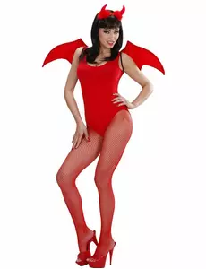 Rött demonset Halloween