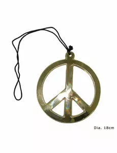 Jättestort hippiehalsband