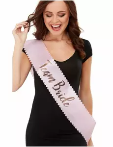 Rosa scarf Team Bride EVJF vuxen