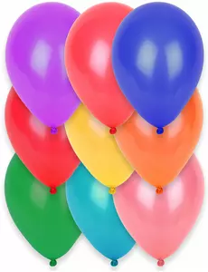 12 mångfärgade ballonger 28 cm