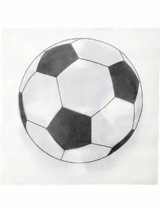 20 pappersservetter fotbollsballong 33 x 33 cm