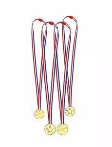 4 mini trikolormedaljer