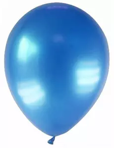 12 mörkblå metalliska ballonger 28 cm