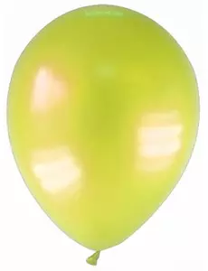 12 gula metallicballonger 28 cm