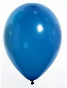 100 metalliska blå ballonger 29 cm