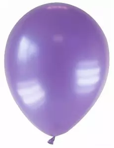 12 lila metalliska ballonger 28 cm