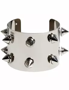 Punkarmband i silverfärgad metall vuxen