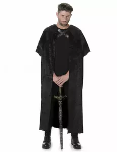 Mantel med päls för herrar