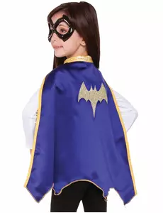 Mantel och mask Batgirl Super Hero Girls™ för barn