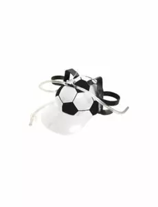Fotbollshjälm med öl för vuxen