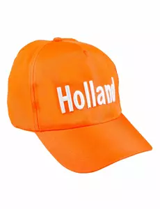 Orange keps supporter Nederländerna vuxen