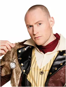 Guldfärgat fickurs halsband Steampunk