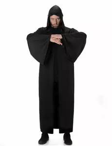 Lång mantel med huva herr Halloween