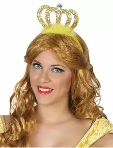 Gyllene prinsessdiadem vuxen