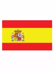 Spaniens supporterflagga 150 x 90 cm