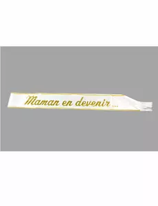 Satinband Maman en devenir 75 x 9,5 cm