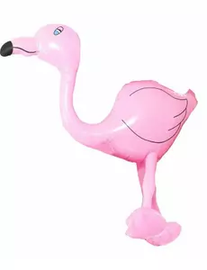 Uppblåsbar rosa flamingo 60 cm