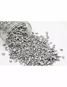 Silverfärgade dekorstenar 400 g