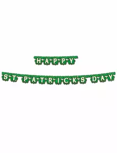 Grön Happy St. Patrick's Day-girlang 2 m