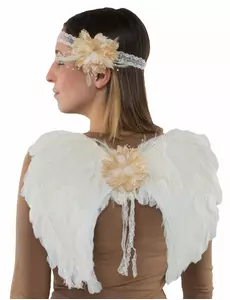 Kit med änglavingar och pannband vuxen